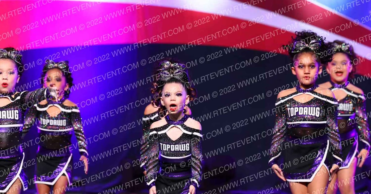 Top Dawg Cheer & Tumbling K9 Cuties · Cheer Power Southern Nationals