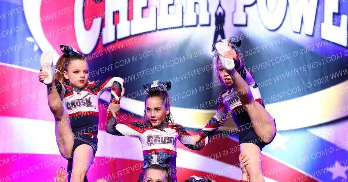 Crush All Stars Justice League · Cheer Power Southern Nationals