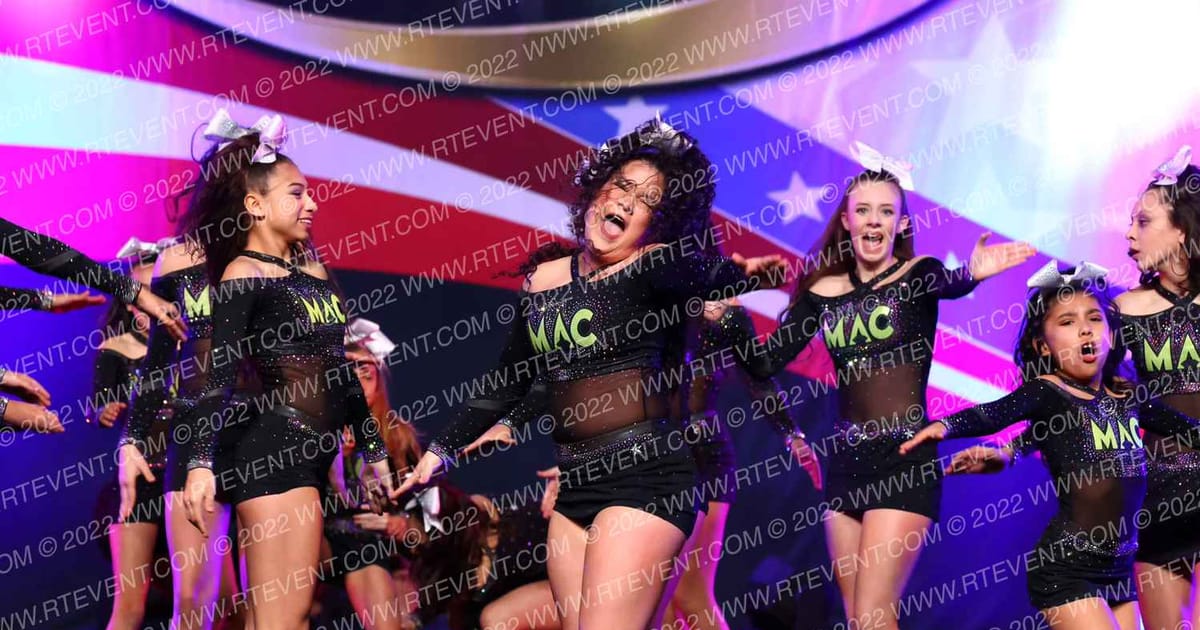 Modern American Cheer Black · Cheer Power Southern Nationals