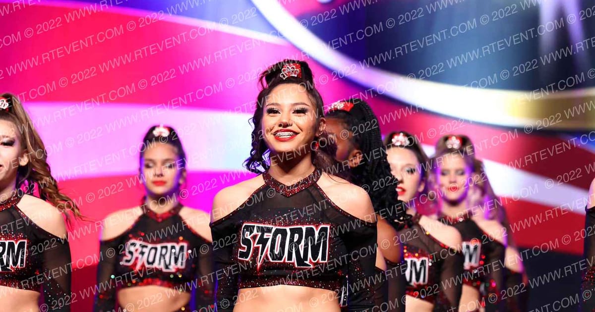 Texas Storm Athletics Fire · Cheer Power Southern Nationals