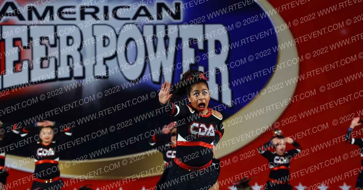 Cheer Dynamics All Stars black diamonds · ACP Trenton Showdown