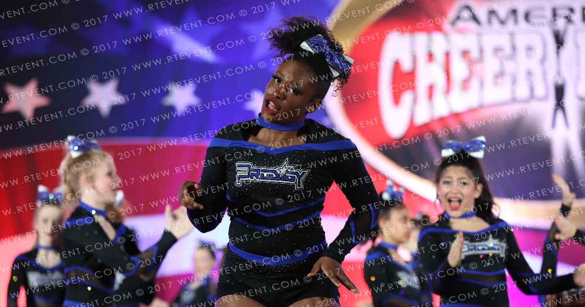 Prodigy All Stars Jr. Blue · American Cheer Power Southern Nationals DIDII