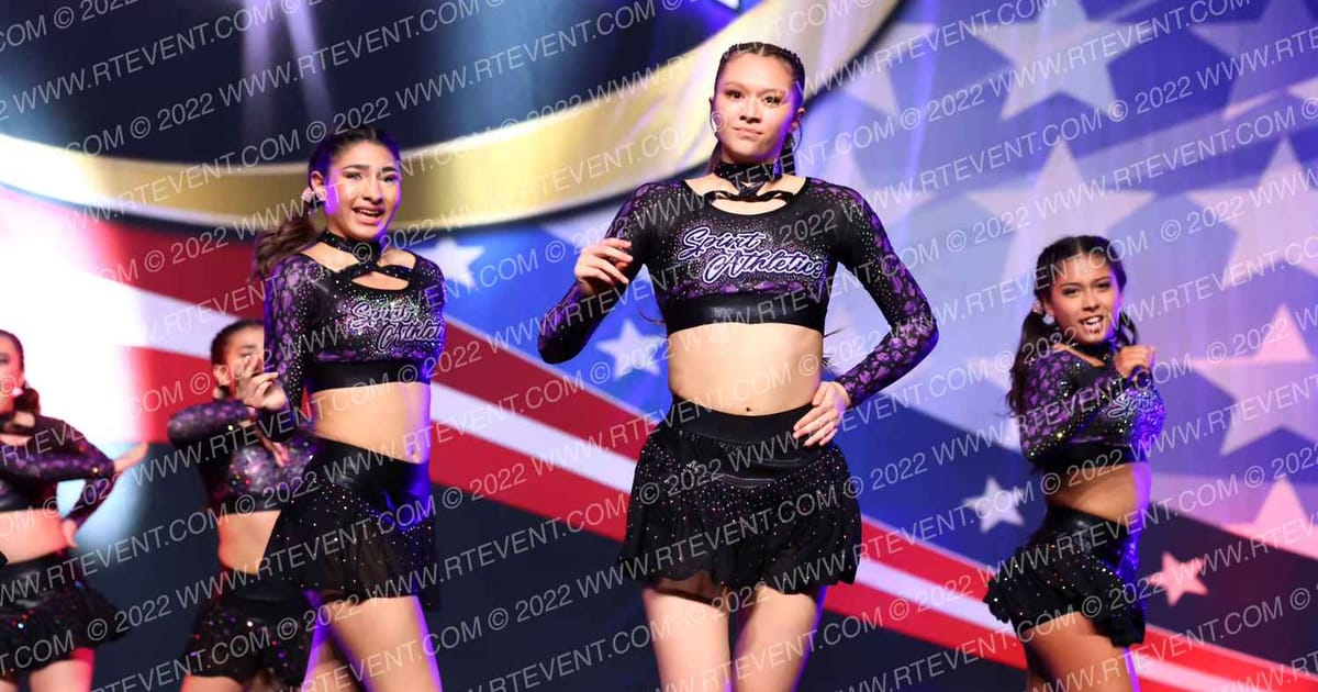 Spirit Athletics Gems Amethyst · Cheer Power Southern Nationals