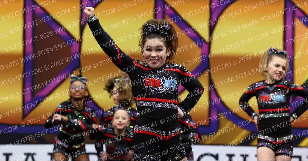 Fire and Ice Allstars FIRESTORM · Red Hot Cheer and Dance Competition