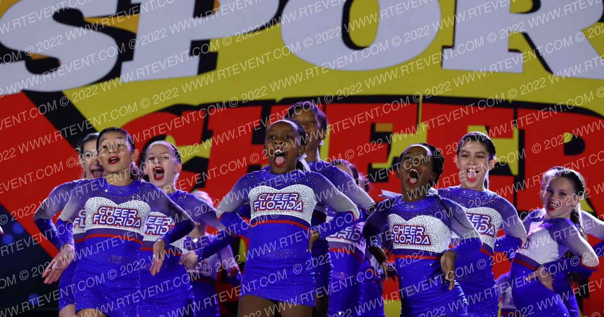 Cheer Florida All Stars Angels · Spirit Sports West Palm Beach Nationals