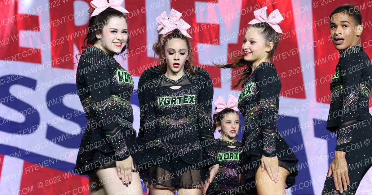 Vortex Cheer Surge · NCA Roseville Showdown