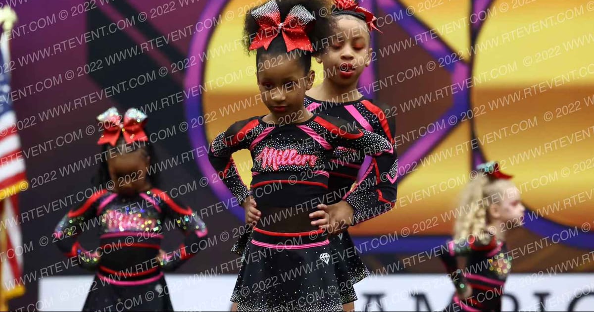 Millers Cheer Stars sparkles · Red Hot Cheer and Dance Competition