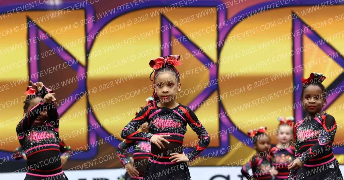 Millers Cheer Stars starburst · Red Hot Cheer and Dance Competition