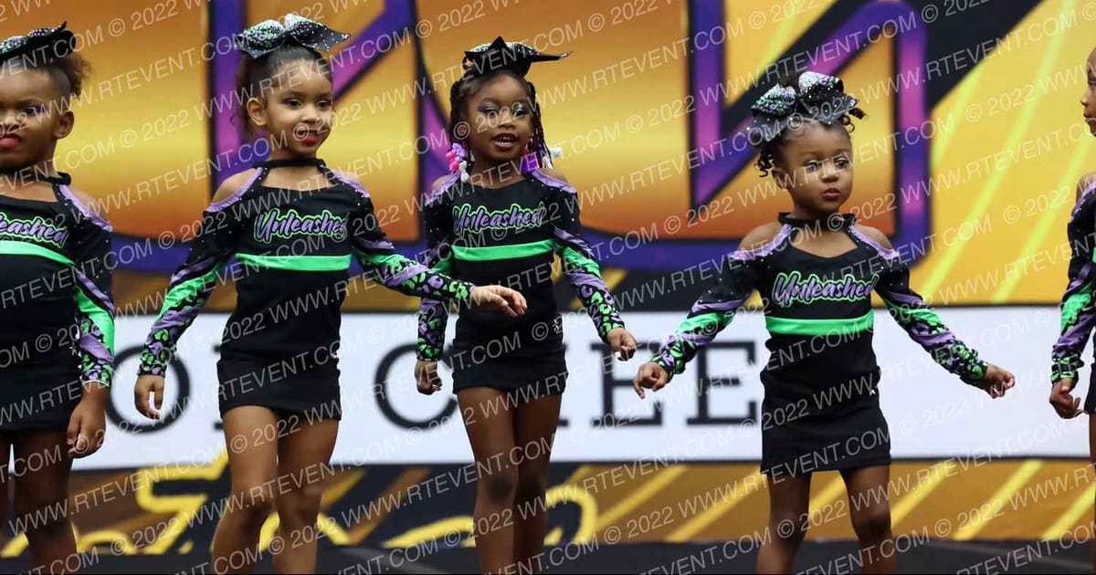 Unleashed Athletics Tiny · Red Hot Cheer and Dance Competition