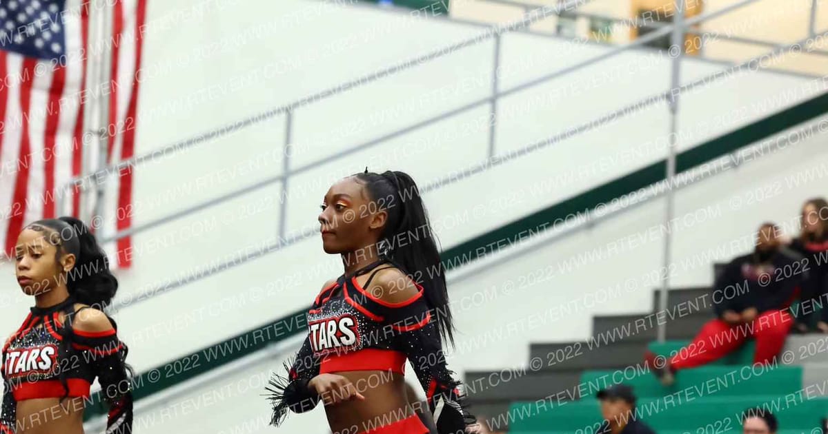 RISING STARS ACADEMY OF CHEER & DANCE Dynasty Heat · Red Hot Cheer and Dance Competition