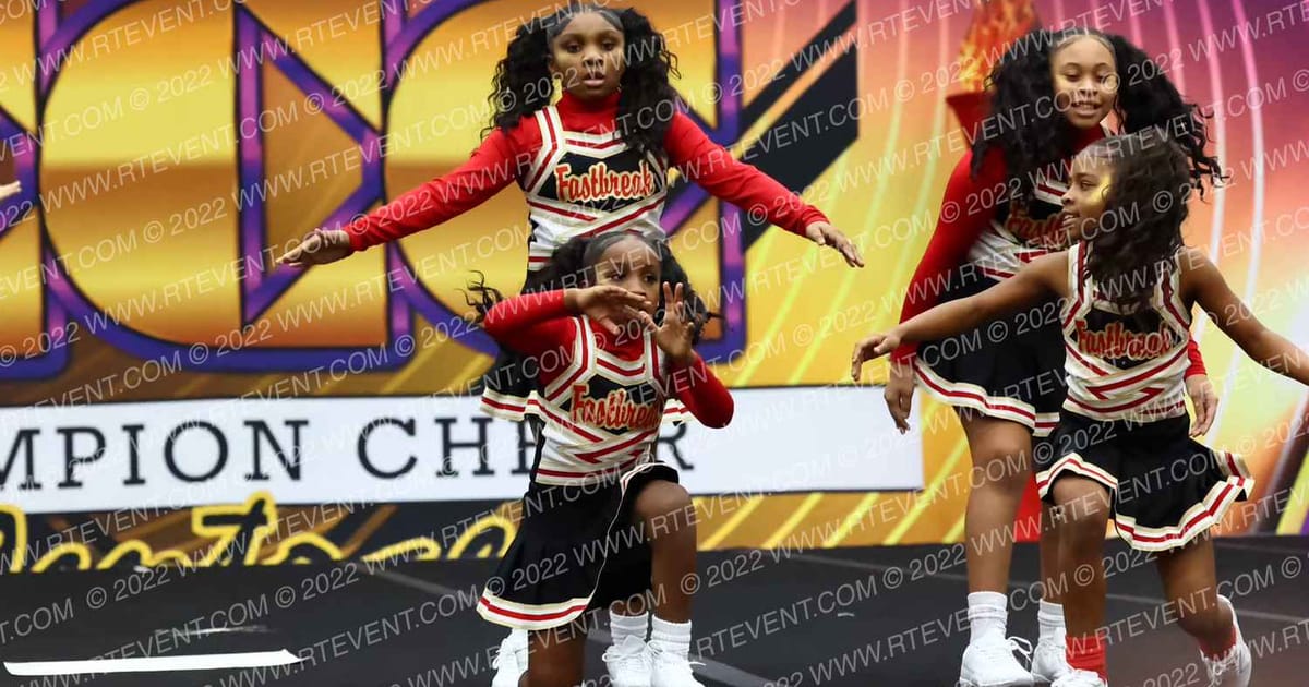 Fastbreak Elite cheer The Fastbreak girls · Red Hot Cheer and Dance Competition