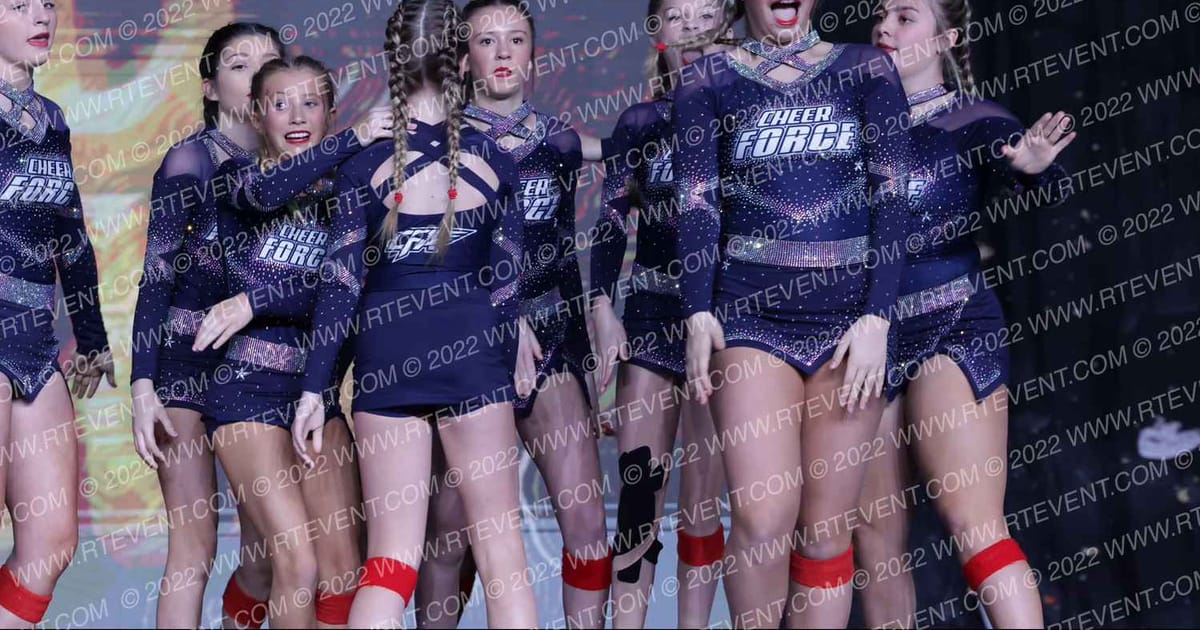 Cheer Force Arkansas FireBirds · Revolution Championships Gold Rush Chicago