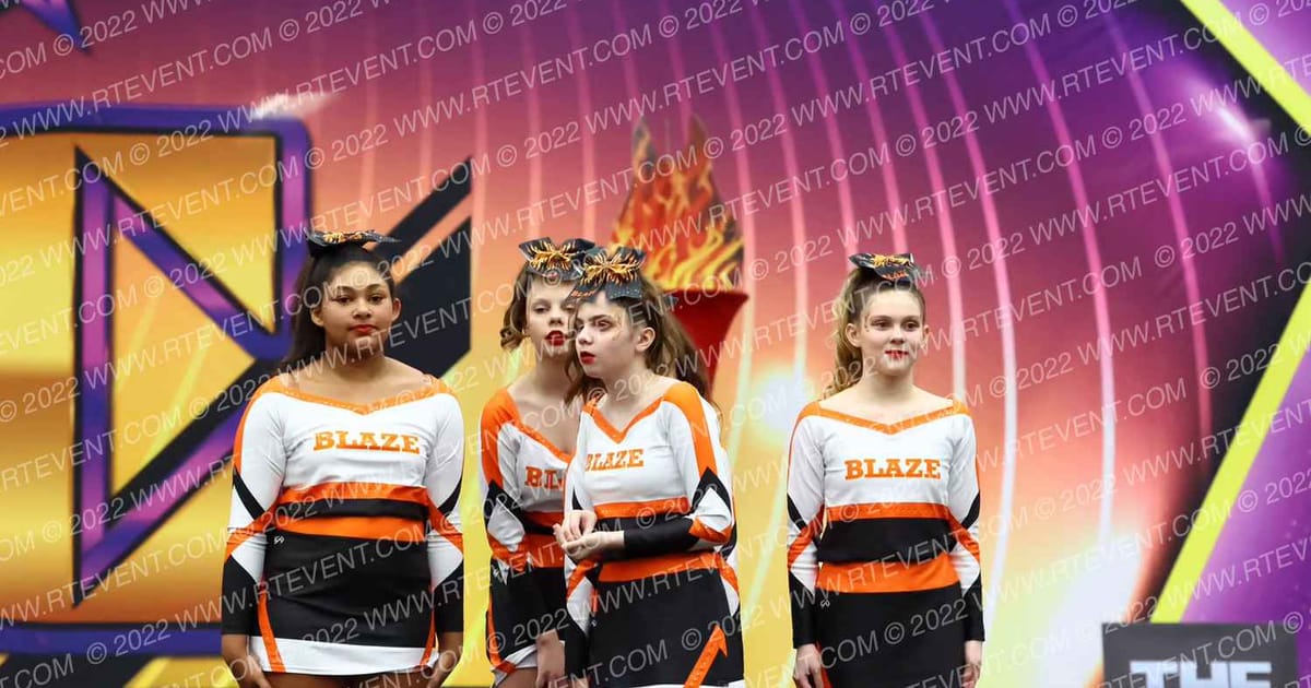 Lake Erie Blaze Cheer INFERNO · Red Hot Cheer and Dance Competition