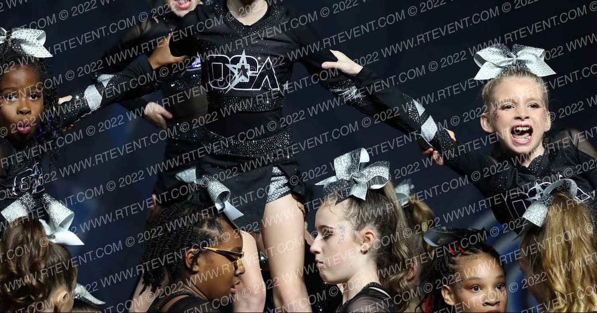 Omega Cheer All-Stars Grenades · The Cheer Tour Charlotte