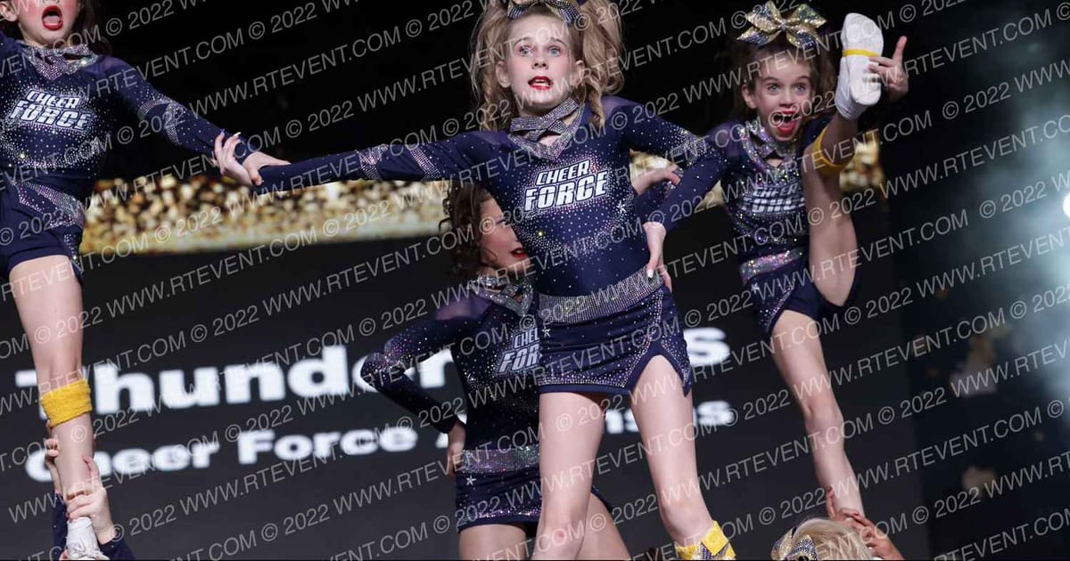 Cheer Force Arkansas ThunderBirds · Revolution Championships Gold Rush Chicago