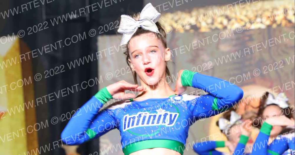 Infinity Cheer & Tumbling Icon · Revolution Championships Gold Rush Chicago