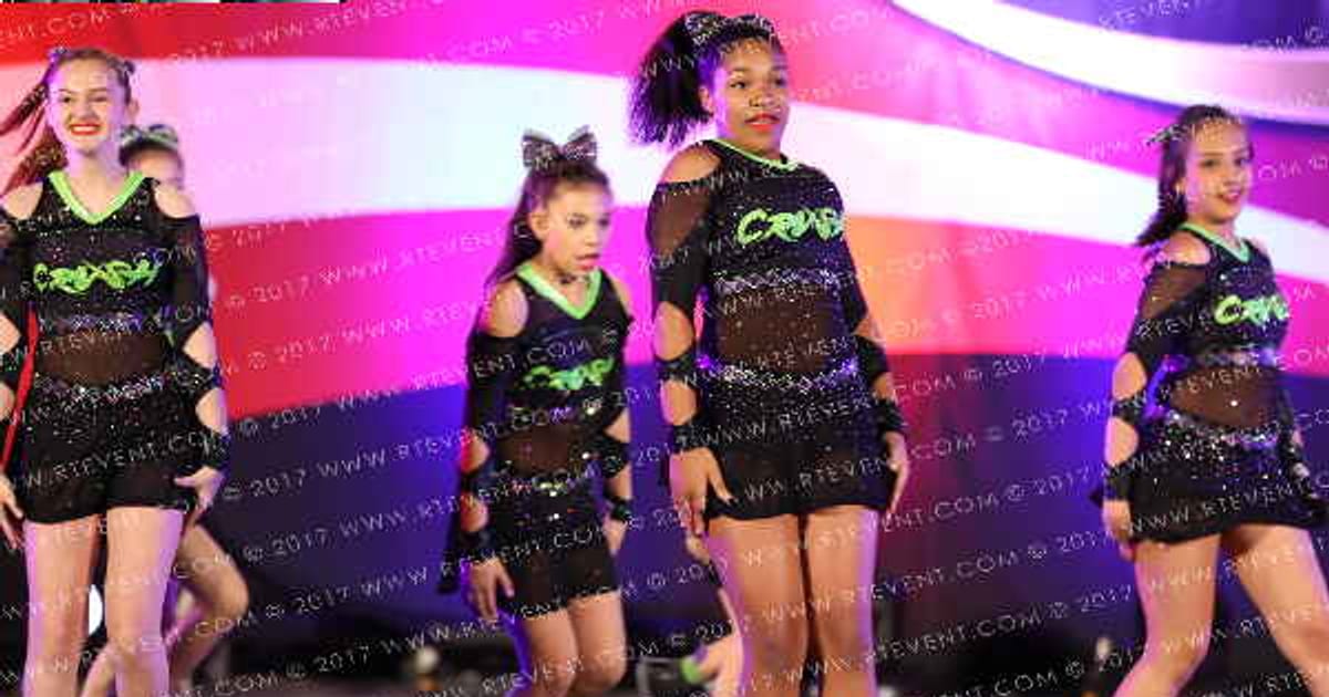 Cheer-tastics Crush All Star Cheer Radioactive · American Cheer Power Southern Nationals DIDII