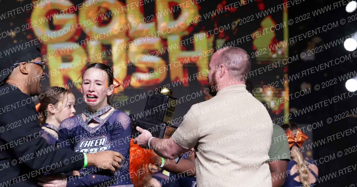 Cheer Force Arkansas MockingJays · Revolution Championships Gold Rush Chicago