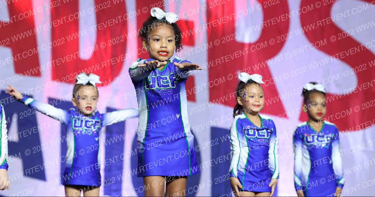 University Cheer Force Tiny Rays · NCA Roseville Showdown