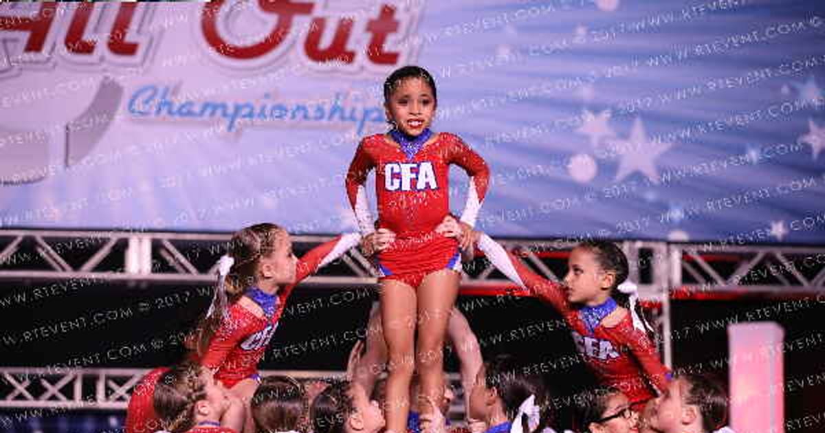Cheer Florida Allstars Mini Warriors · The All Out Nationals