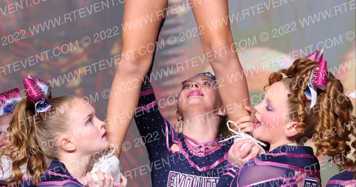 Evolution Cheer White Diamonds · Revolution Championships Gold Rush Chicago