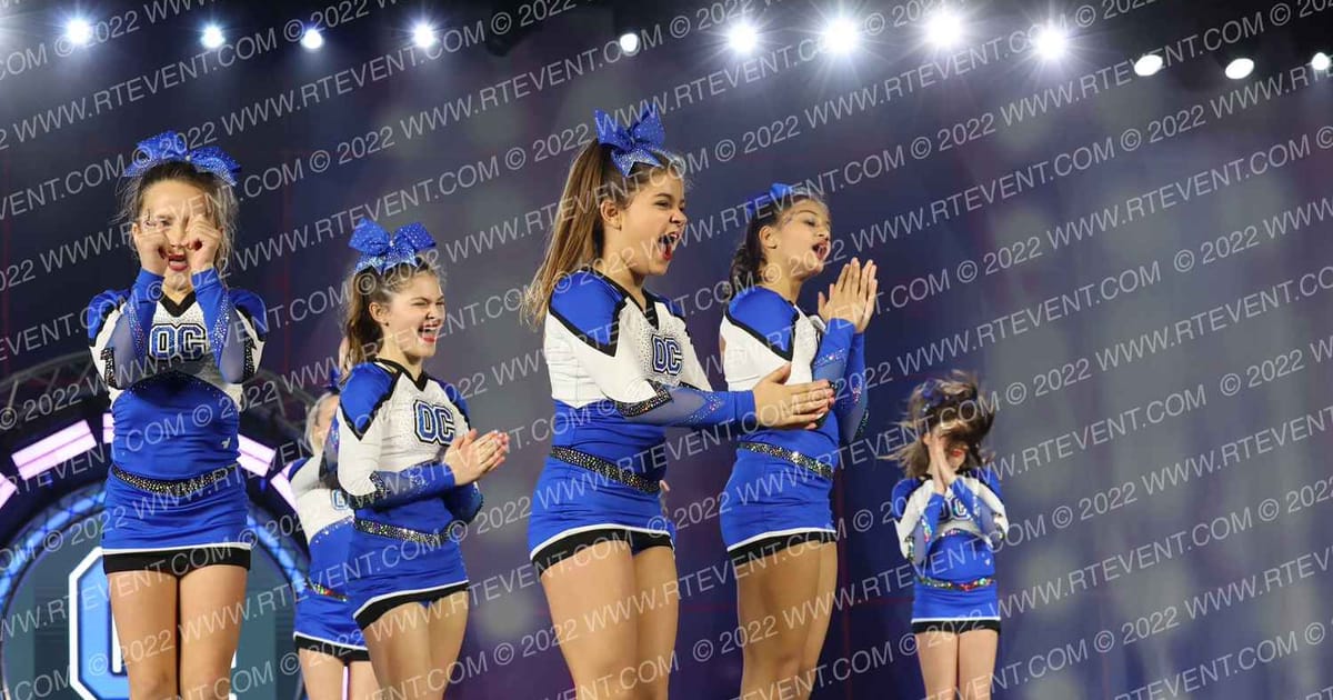 Oxford Cheer Notorious Night Sharks · Deep South Nationals