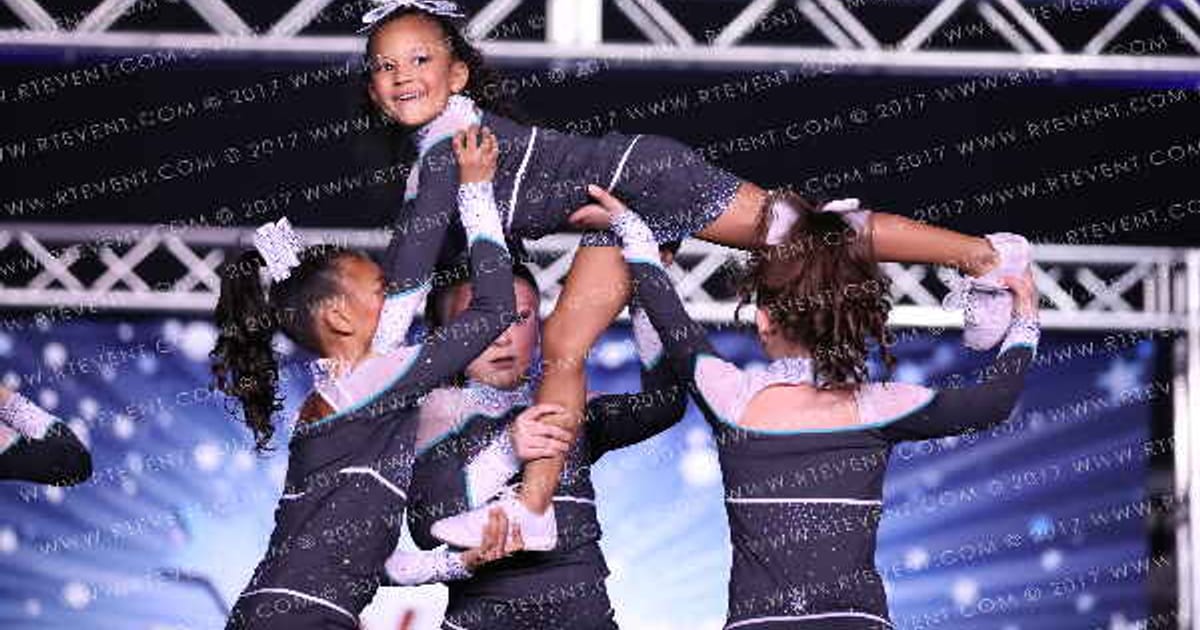 Cheer Sport Sharks New England Mini Magnificent · The All Out Nationals
