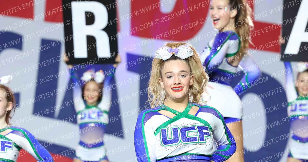 University Cheer Force Rain · NCA Roseville Showdown