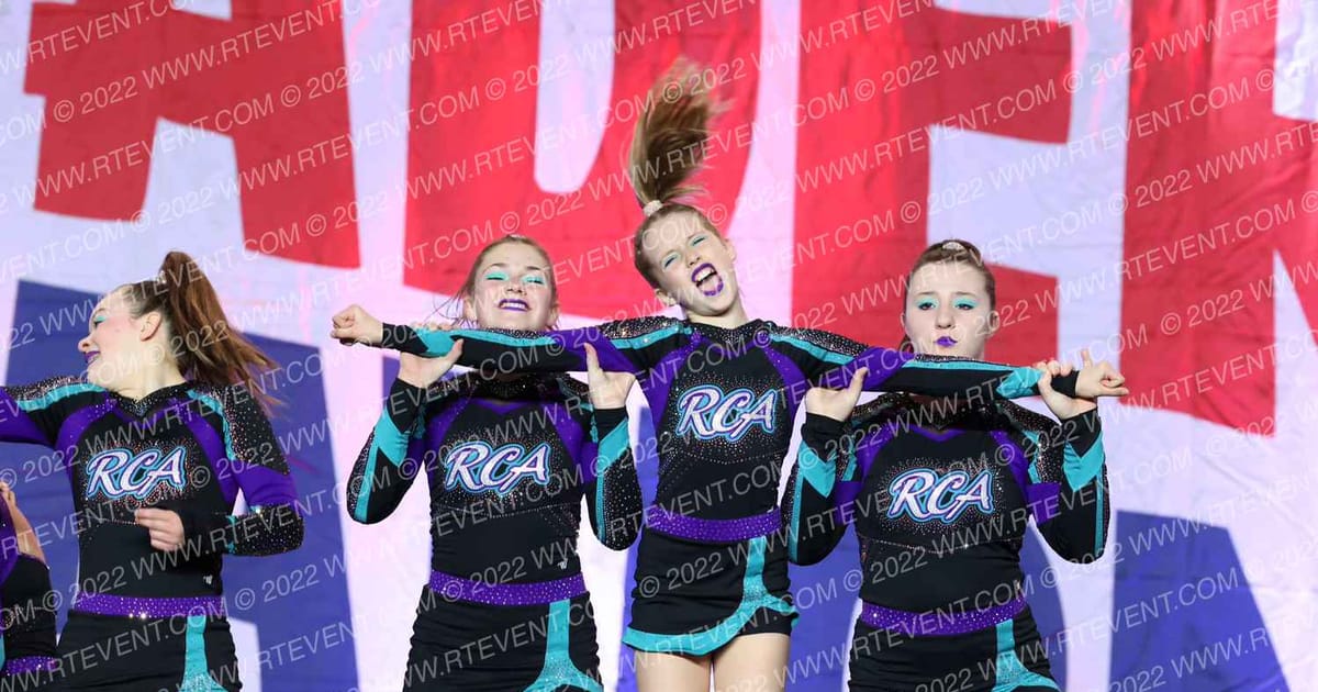 Riley's Cheer Academy Purple Diamonds · NCA Roseville Showdown