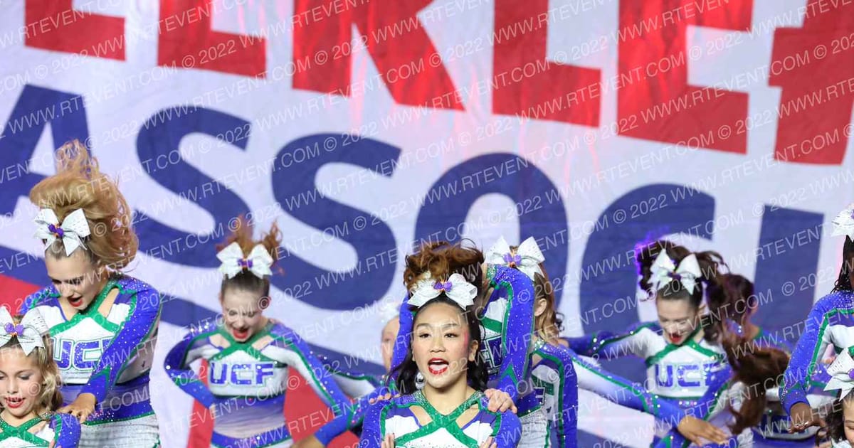 University Cheer Force Rain · NCA Roseville Showdown