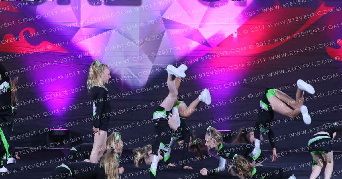 Intensity Cheer and Dance Shimmer · Heart of England UK University Nationals