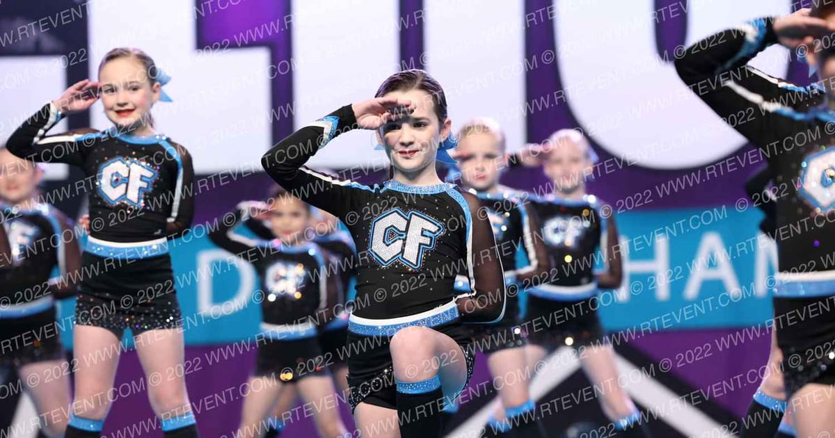 Louisiana Cheer Force Baby Blue · CHEERSPORT Nationals