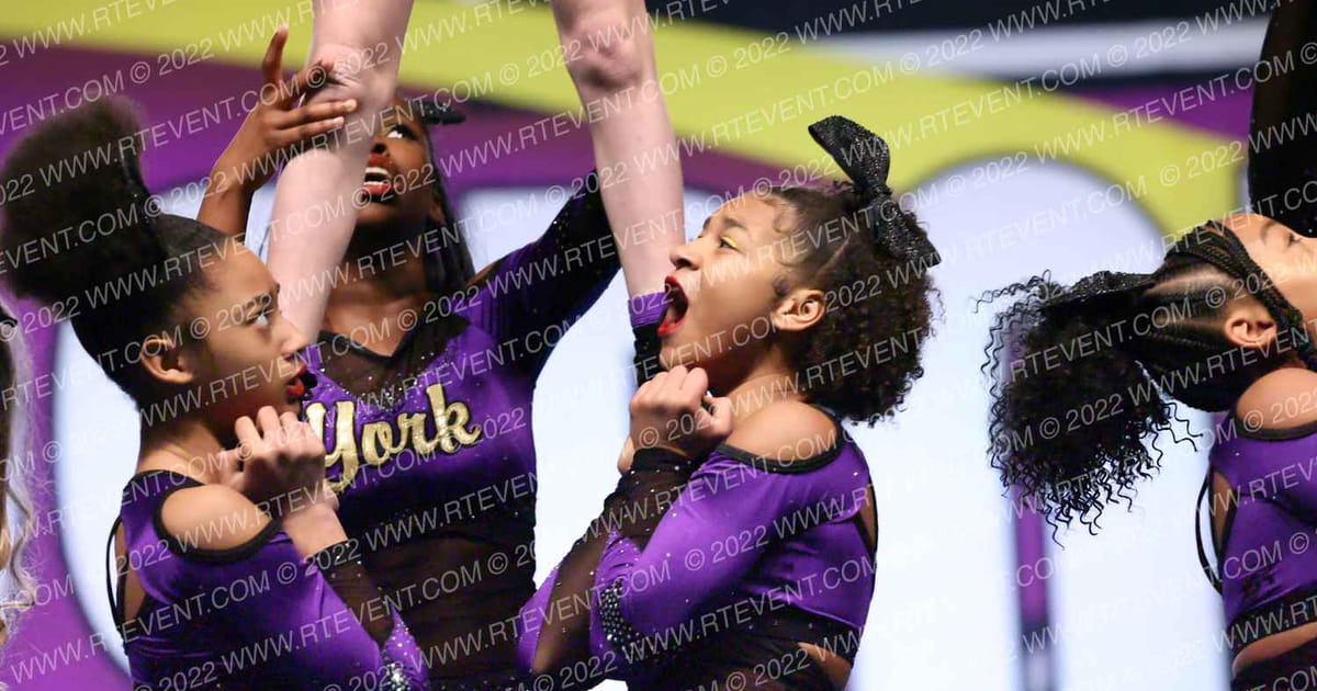 York Elite All Stars Code Black · CHEERSPORT Nationals
