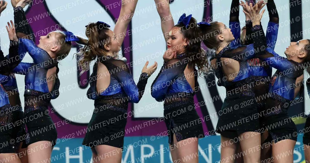 The Champions All Stars Blazin' Barbies · CHEERSPORT Nationals