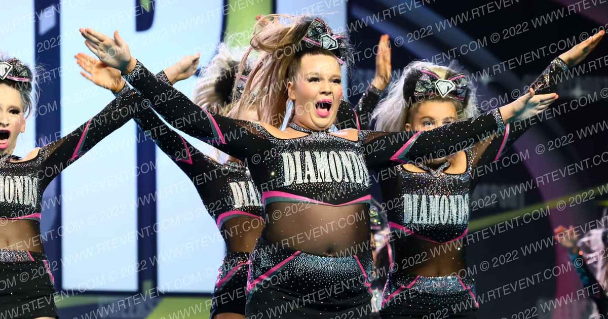 Diamonds All Stars Junior black · CHEERSPORT Nationals