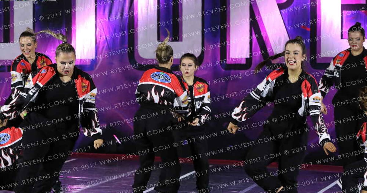 Intensity Cheer and Dance Firestorm · Heart of England UK University Nationals
