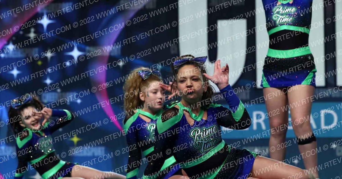 Prime Time All Stars Junior Lime · CHEERSPORT Nationals