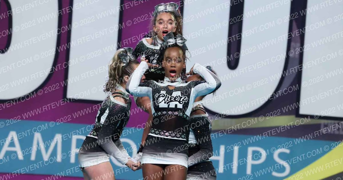 LA Cheerz Allstarz JBJT Jet Black Junior Three · CHEERSPORT Nationals