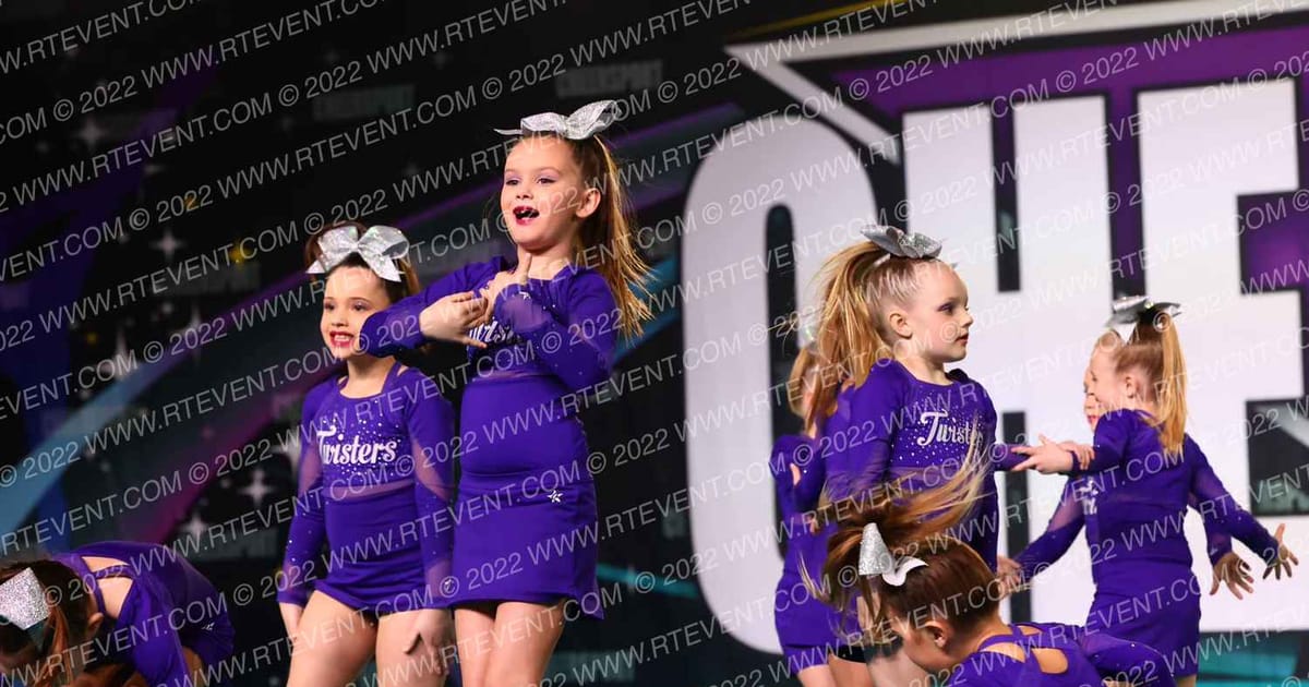 Knoxville Twisters Rain Drops · CHEERSPORT Nationals