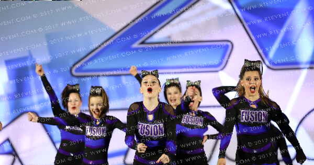 Arizona Fusion Cheer Black Eclipse · Athletic Championship Phoenix Nationals