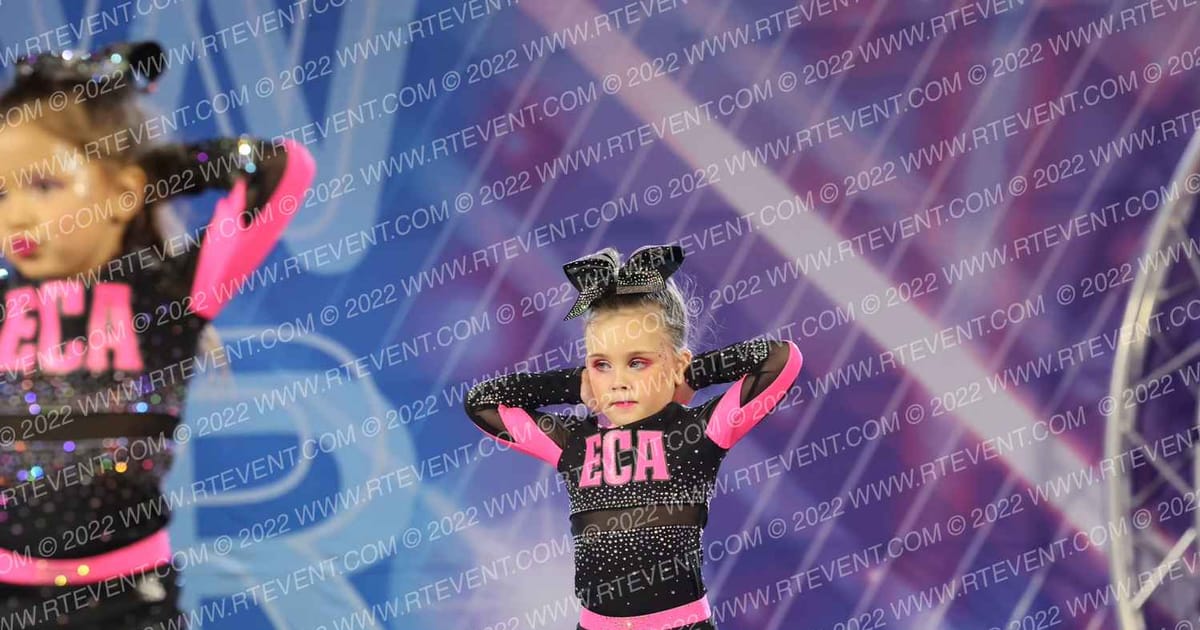 ECA Cheer Tiny Stingers · Glow Tour Biloxi