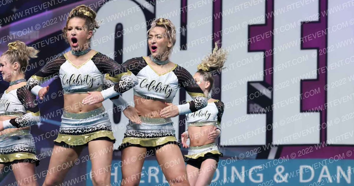 Celebrity Cheer GOLD3N GIRLS · CHEERSPORT Nationals