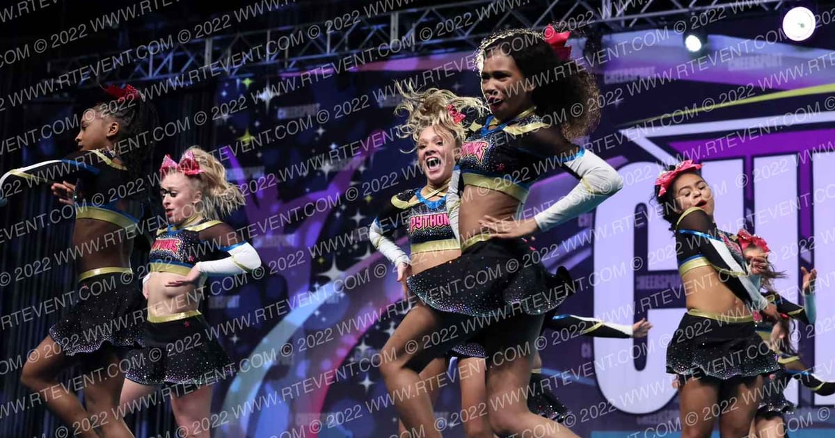 East Mississippi Cheerleading Pythons · CHEERSPORT Nationals