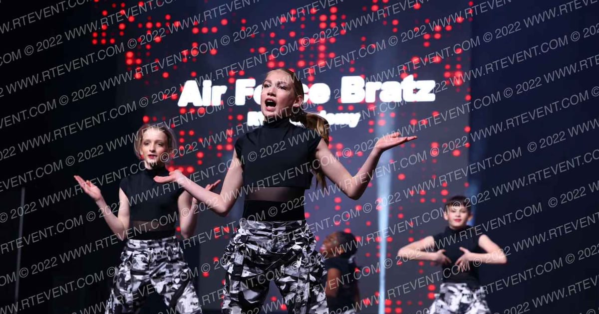 RVC Academy Air Force Bratz · Rockstar CheerAPalooza