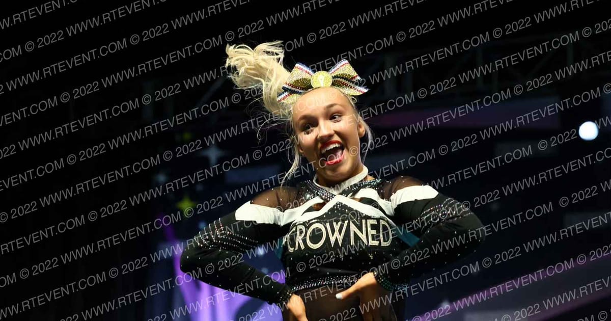 Crowned Elite Athletics Solid Gold · CHEERSPORT Nationals