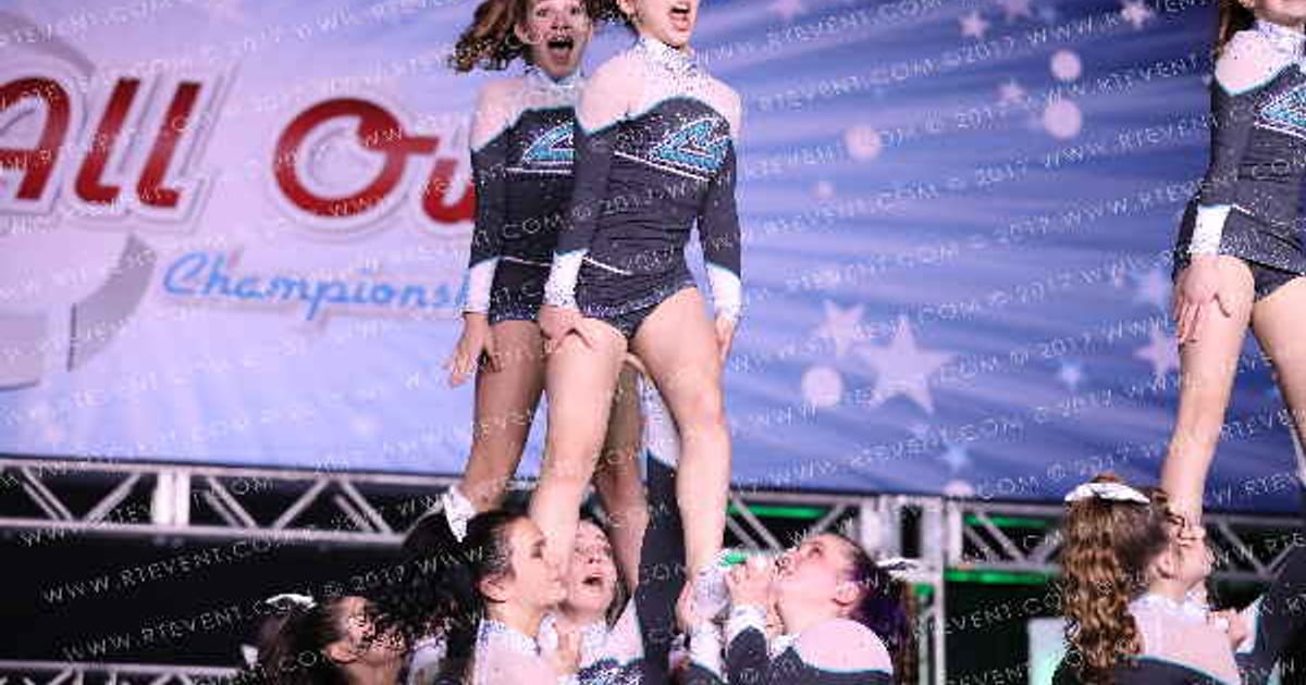 Cheer Sport Sharks New England Lady Sharks · The All Out Nationals