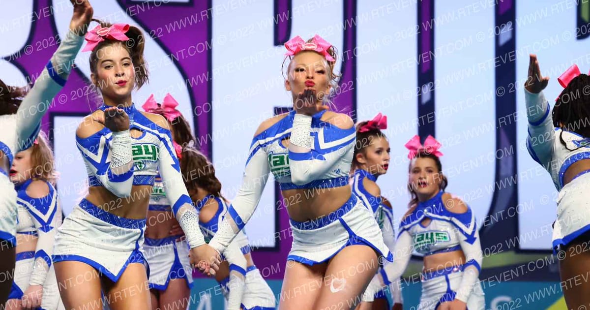 The Stingray Allstars Blush · CHEERSPORT Nationals