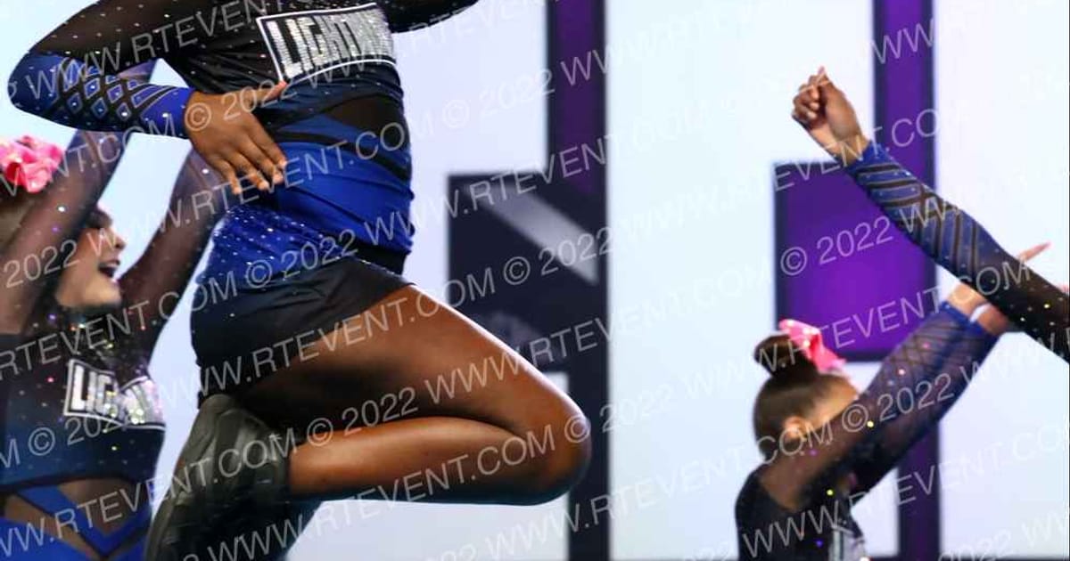 Palm Beach Lightning AQUA · CHEERSPORT Nationals