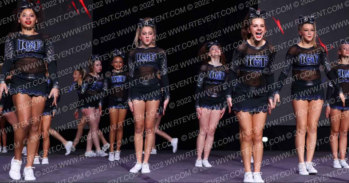 ICT Cheer Legacy Black Widow · Rockstar CheerAPalooza
