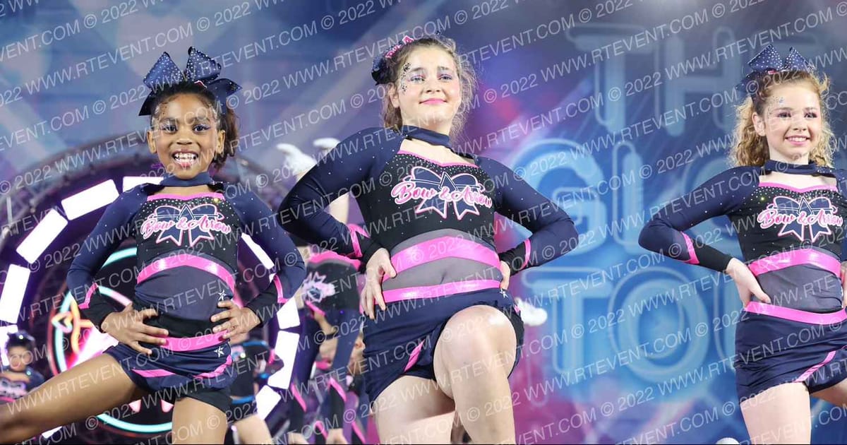 Bow & Arrow Cheer Galaxy · Glow Tour Biloxi